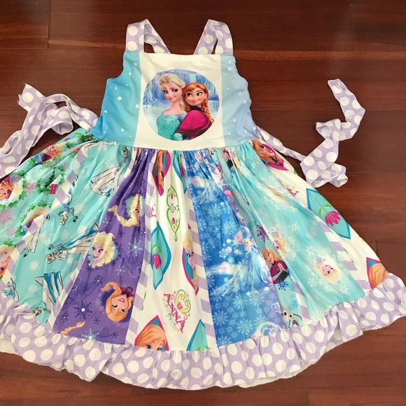 Frozen Elsa Anna twirl dress - Picture 3 of 8